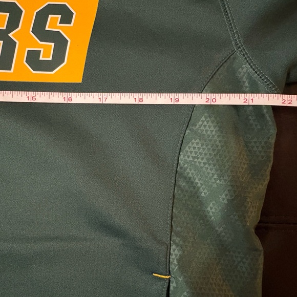 Majestic Green and Yellow Packers Zip-Up Hoodie - Picture 10 of 11
